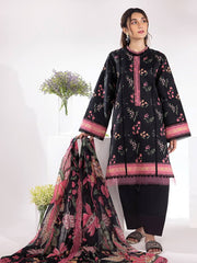 Rang Rasiya Summer Breeze Unstitched Lawn Print 3Pc Suit D-02 Midnight