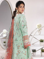 Rang Rasiya Summer Breeze Unstitched Lawn Print 3Pc Suit D-04 Mint