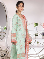 Rang Rasiya Summer Breeze Unstitched Lawn Print 3Pc Suit D-04 Mint
