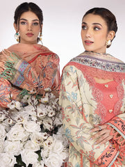 Rang Rasiya Summer Breeze Unstitched Lawn Print 3Pc Suit D-05 Sand