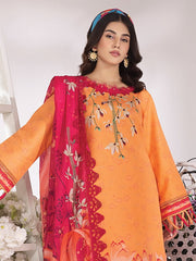Rang Rasiya Summer Breeze Unstitched Lawn Print 3Pc Suit D-08 Coral