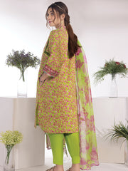 Rang Rasiya Summer Breeze Unstitched Lawn Print 3Pc Suit D-11 Kelly