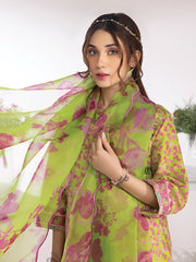 Rang Rasiya Summer Breeze Unstitched Lawn Print 3Pc Suit D-11 Kelly