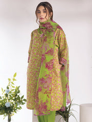 Rang Rasiya Summer Breeze Unstitched Lawn Print 3Pc Suit D-11 Kelly
