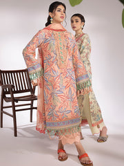 Rang Rasiya Summer Breeze Unstitched Lawn Print 3Pc Suit D-14 Flamingo