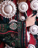 Jugnu Lahore Womenswear Embroidered Khaddar Unstitched 3Pc Suit - RATI