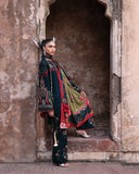 Jugnu Lahore Womenswear Embroidered Khaddar Unstitched 3Pc Suit - RATI