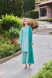 Farasha Sorine Summer Embroidered Lawn Unstitched 3Pc Suit - Rave Ocean