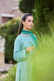 Farasha Sorine Summer Embroidered Lawn Unstitched 3Pc Suit - Rave Ocean
