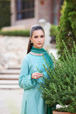 Farasha Sorine Summer Embroidered Lawn Unstitched 3Pc Suit - Rave Ocean