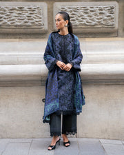 Meet Me In Istanbul by Rang Rasiya Unstitched Khaddar 3Pc Suit - RAVEN