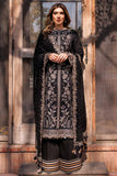Farasha Summer Essentials Embroidered Lawn Unstitched 3Pc Suit - Raven Aura