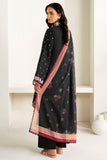 Farasha Summer Weaves Embroidered Lawn Unstitched 3Pc Suit - Raven Bloom