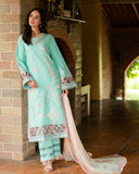 Roheenaz Reverie Embroidered Lawn Unstitched 3Pc Suit RNZ2506A Ravena