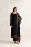 Farasha Luxury Formal Embroidered Chiffon Unstitched 3Pc Suit - Ravenne