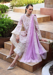 Kanwal Malik Zaina Embroidered Lawn Unstitched 3Pc Suit - RAYA