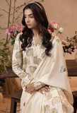 Humdum Raya Printed Khaddar Unstitched 3Pc Suit D-02