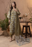 Humdum Raya Printed Khaddar Unstitched 3Pc Suit D-08