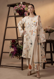 Humdum Raya Printed Khaddar Unstitched 3Pc Suit D-10