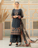 Gulnaar by Noorangi Unstitched Festive Embroidered Lawn 3Pc Suit - Raya