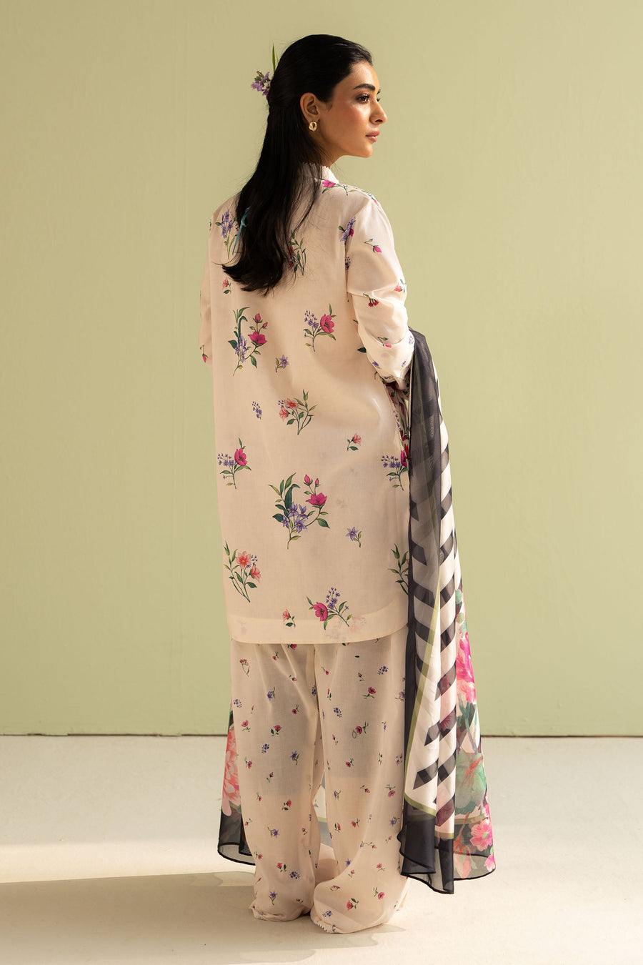 Coco by Zara Shahjahan Prints Unstitched Lawn 3Pc Suit D-04B REENA