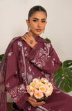 Seran Lamhay Embroidered Lawn Unstitched 3Pc Suit D-03 REHMA