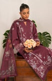 Seran Lamhay Embroidered Lawn Unstitched 3Pc Suit D-03 REHMA