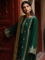 Still by Yards Embroidered Italian Woolen Unstitched 3Pc Suit D-06 Relic