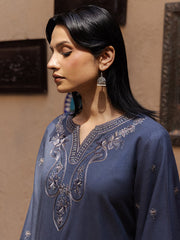 Still by Yards Embroidered Italian Woolen Unstitched 3Pc Suit D-05 Remembered