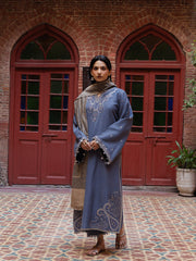 Still by Yards Embroidered Italian Woolen Unstitched 3Pc Suit D-05 Remembered