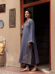 Still by Yards Embroidered Italian Woolen Unstitched 3Pc Suit D-05 Remembered