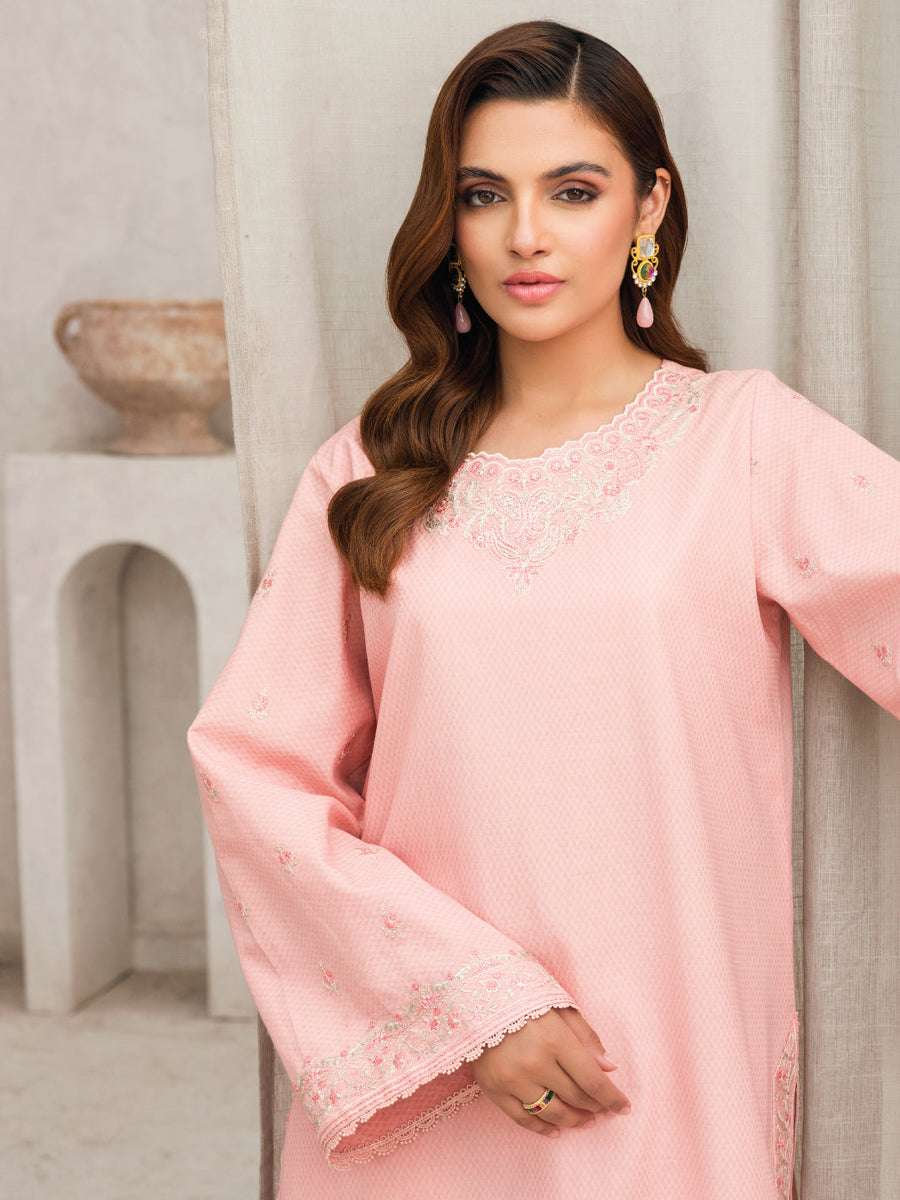 Faiza Faisal Aura Pret Embroidered Dobby Lawn 2Pc Suit - Riah