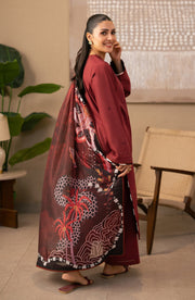 Seran Afsanah Embroidered Lawn Unstitched 3Pc Suit D-03 RIMA