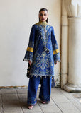 Hussain Rehar Luxury Lawn Unstitched Embroidered 3Pc Suit D-11 Riviera