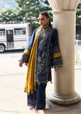 Hussain Rehar Luxury Lawn Unstitched Embroidered 3Pc Suit D-11 Riviera