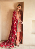 Hussain Rehar Festive Unstitched Embroidered Chiffon Dress - Romawi