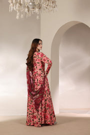 Feathers The Imperial Bloom Printed Lawn Unstitched 3Pc Suit Rose Waltz-FT649