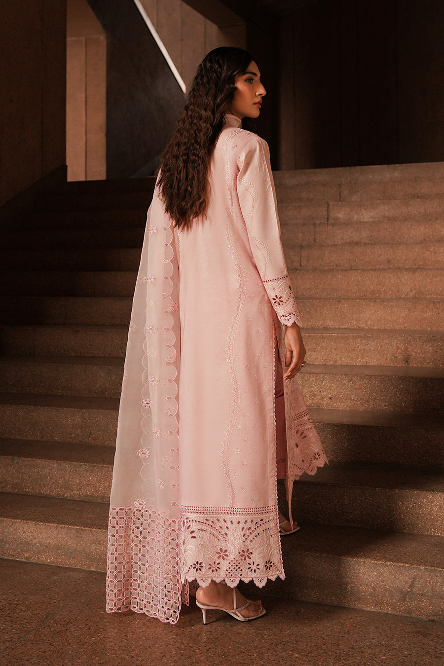 Afrozeh Festive Unstitched Chikankari Lawn 3Pc Suit AL-24-V4-07 ROSELLA