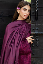 Farasha Embroidered Khaddar Unstitched 3Pc Suit - Rosemer