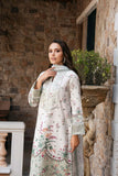 Afrozeh Damask The Holiday Unstitched Lawn 3Pc Suit AL-25-V2-05A ROSHEEN