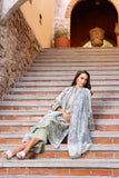 Afrozeh Damask The Holiday Unstitched Lawn 3Pc Suit AL-25-V2-05A ROSHEEN