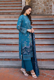 Afrozeh Damask The Holiday Unstitched Lawn 3Pc Suit AL-25-V2-05B ROSHEEN