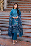 Afrozeh Damask The Holiday Unstitched Lawn 3Pc Suit AL-25-V2-05B ROSHEEN