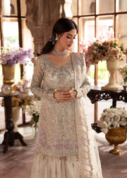 Maahi by Kanwal Malik Embroidered Organza Unstitched 3Pc Suit - ROSHNI