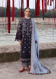 Hussain Rehar Embroidered Karandi Unstitched 3Pc Suit - Rouge