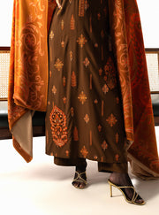 Zainab Chottani Embroidered Marina Twill Unstitched 3Pc Suit D-04 Rovi