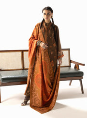 Zainab Chottani Embroidered Marina Twill Unstitched 3Pc Suit D-04 Rovi