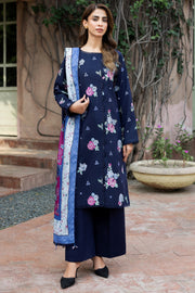 Farasha Embroidered Khaddar Unstitched 3Pc Suit - Rowen
