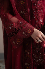 Sleeve pattern of Rubeia Shirt styled in Elvin Collection