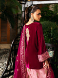 Zainab Chottani Embroidered Velvet Unstitched 3Pc Suit - Rubi
